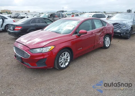 2019 Ford Fusion Hybrid Se из США, поврежденный, VIN 3FA6P0LU0KR200678